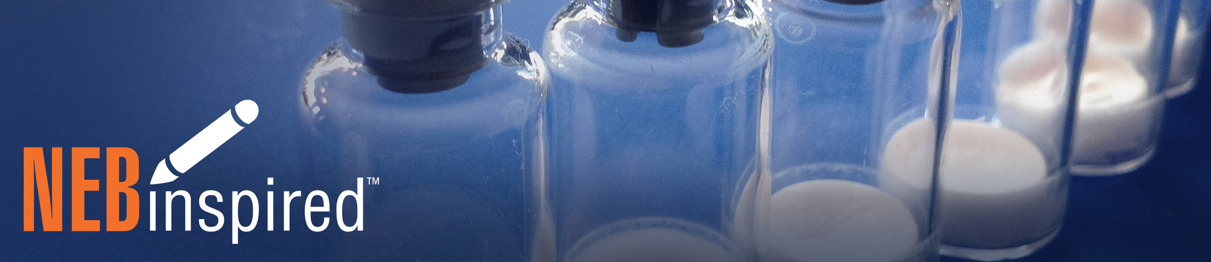 vials with rubber stopper and white substance