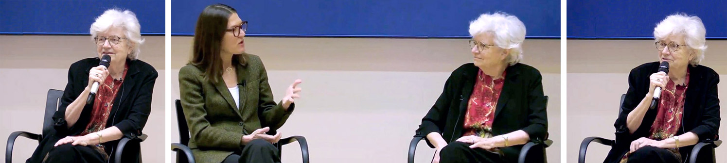 Nancy Hopkins and Kate Zernike as guest speakers at New England Biolabs